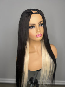 Black & Blonde Upart Wig