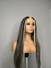 Load image into Gallery viewer, Highlighted Blonde&amp; Black Luxury Upart Wig