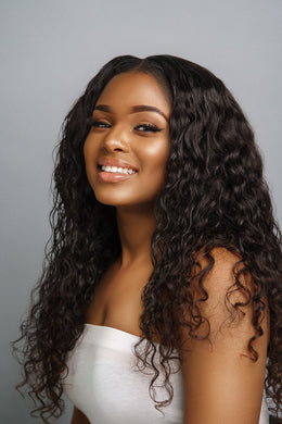 Luxury Water Wave U Part Wig