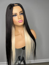 Load image into Gallery viewer, Black &amp; Blonde Upart Wig