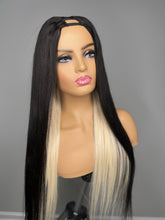 Load image into Gallery viewer, Black &amp; Blonde Upart Wig