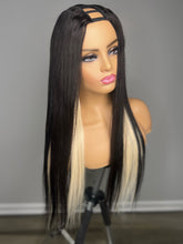 Load image into Gallery viewer, Black &amp; Blonde Upart Wig
