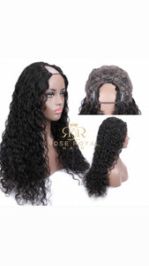 Luxury Water Wave U Part Wig