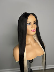 Black & Blonde Upart Wig