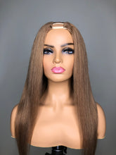 Load image into Gallery viewer, Ash Brown Luxury U Part Wig